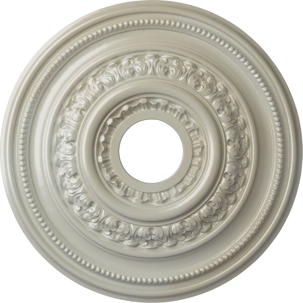 Ekena Millwork Orleans Ceiling Medallion (Fits Canopies up to 4 5/8"), 17 5/8"OD X 3 5/8"ID X 1 7/8"P, Flash Blue CM17OLFBS - main